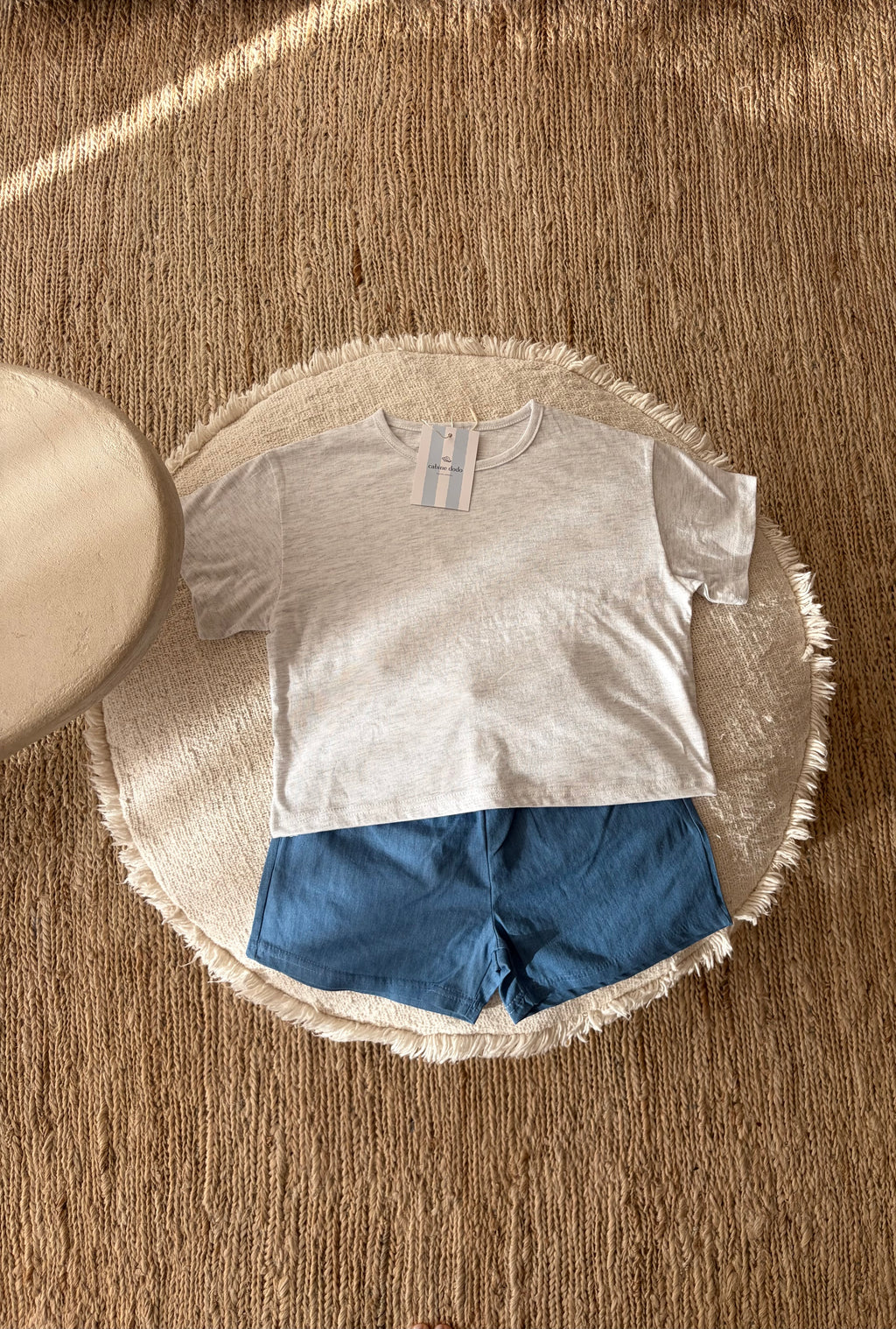 Grijze oversized t-shirt