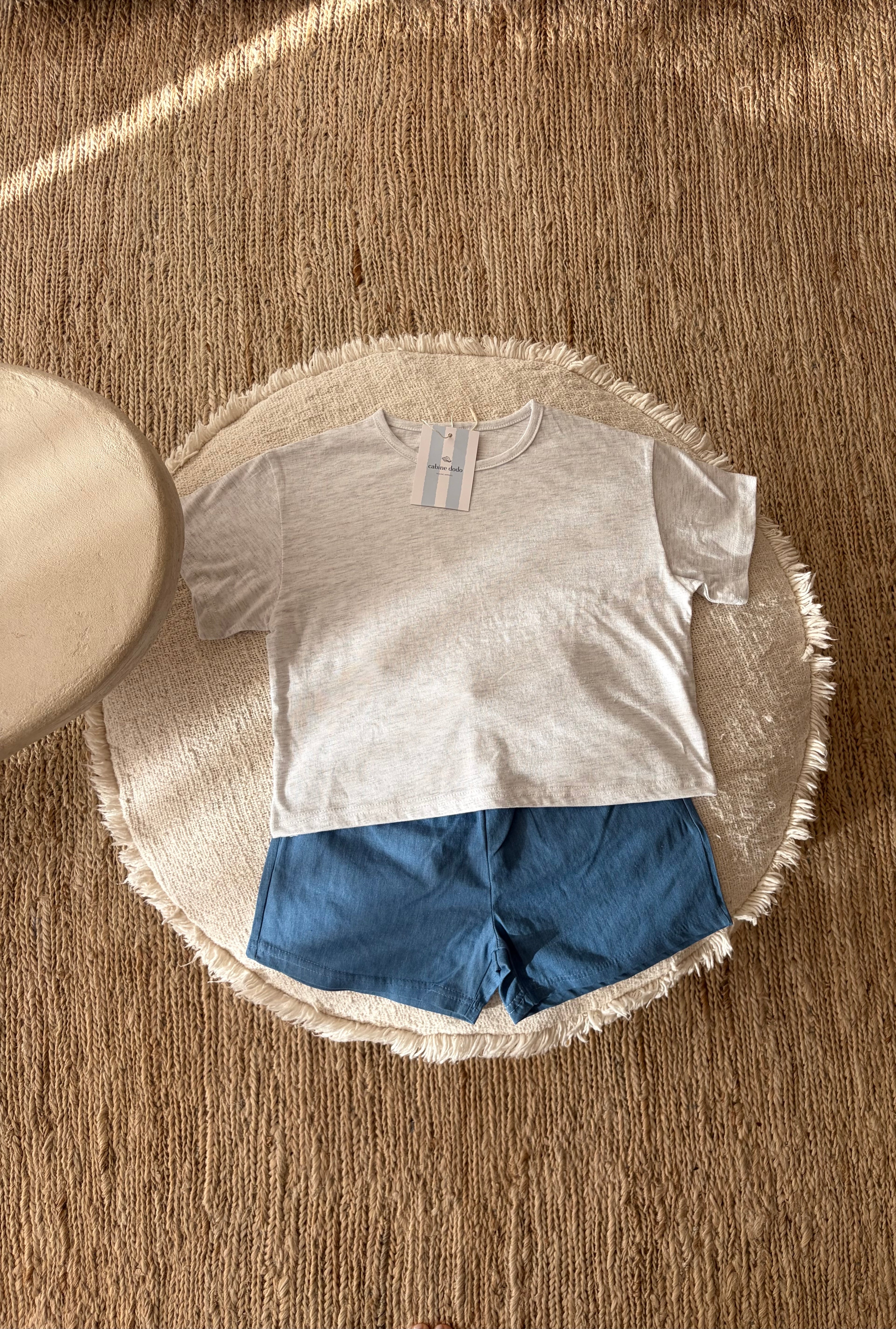 Grijze oversized t-shirt