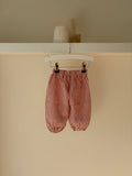 Gestreepte bambi broek - rood