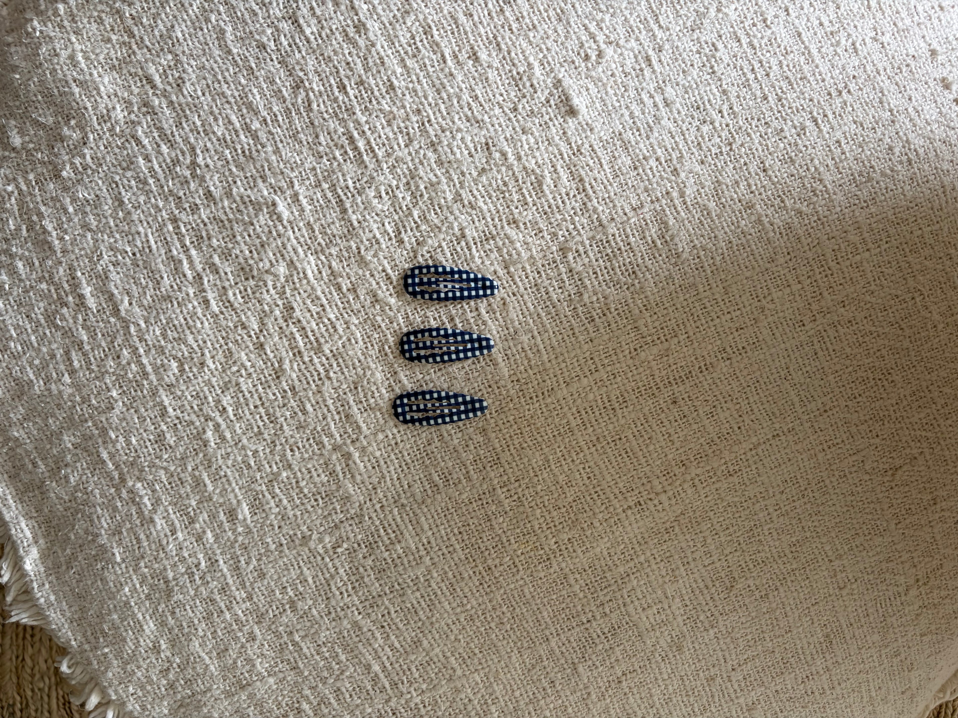 blue hairpin - stripes set of 3